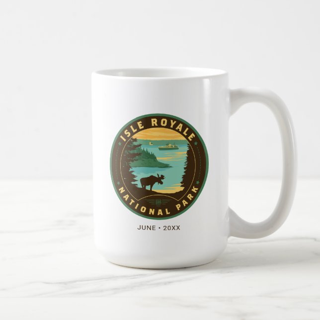Nationalpark Isle Royale Kaffeetasse (Rechts)