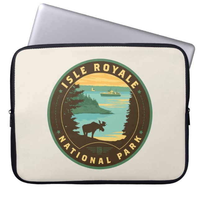 Nationalpark Isle Royale Laptopschutzhülle (Vorderseite)