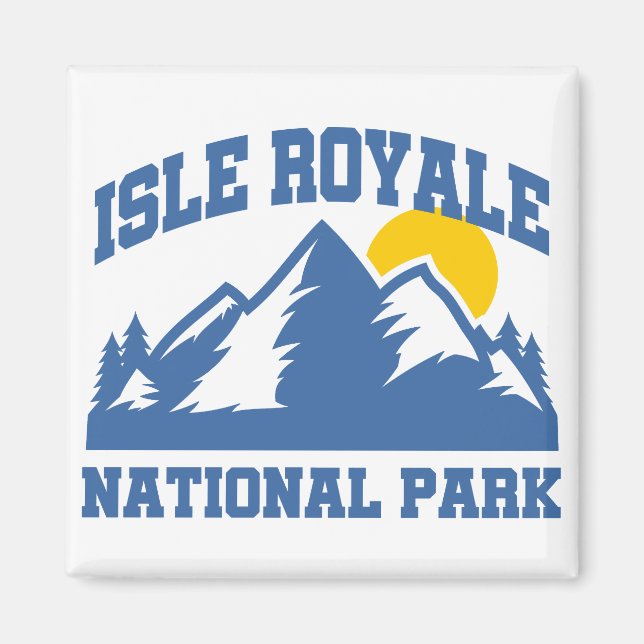 Nationalpark Isle Royale Magnet (Vorne)