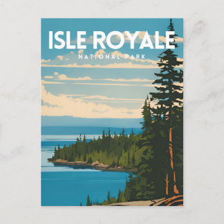 Nationalpark Isle Royale Postkarte