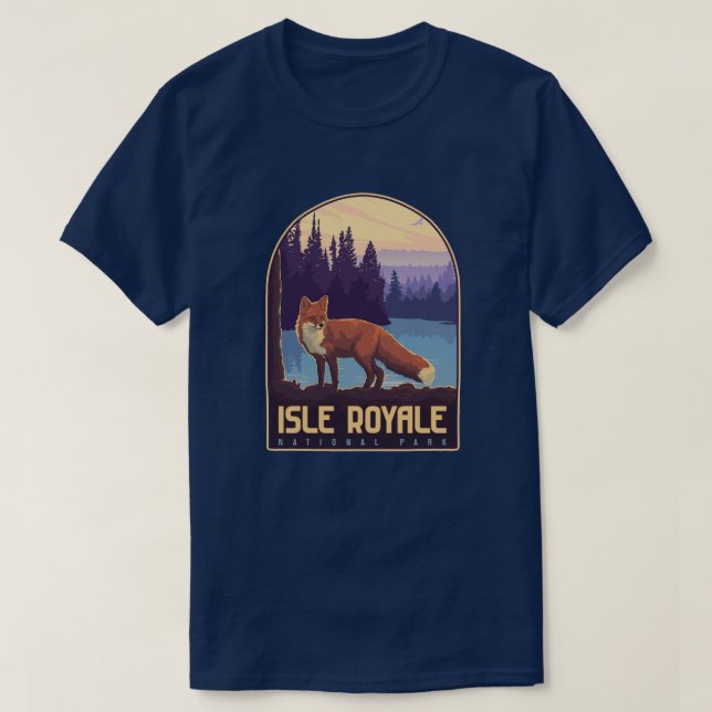 Nationalpark Isle Royale T-Shirt (Design vorne)