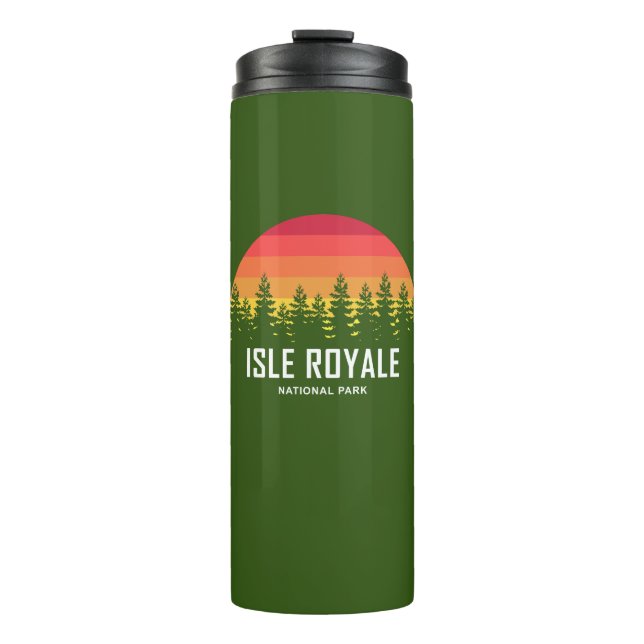 Nationalpark Isle Royale Thermosbecher (Vorderseite)