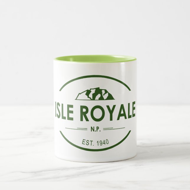Nationalpark Isle Royale Zweifarbige Tasse (Mittel)