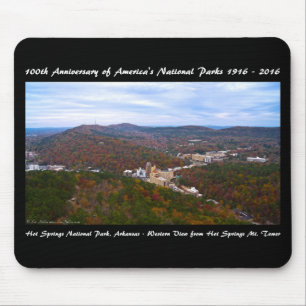 Nationalpark Jubiläum Hot Springs Herbst Aussicht Mousepad