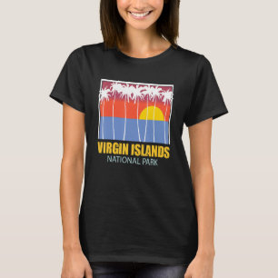 Nationalpark Jungferninseln St John Souvenir Palme T-Shirt