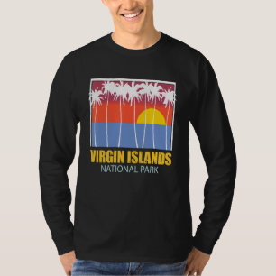 Nationalpark Jungferninseln St John Souvenir Palme T-Shirt