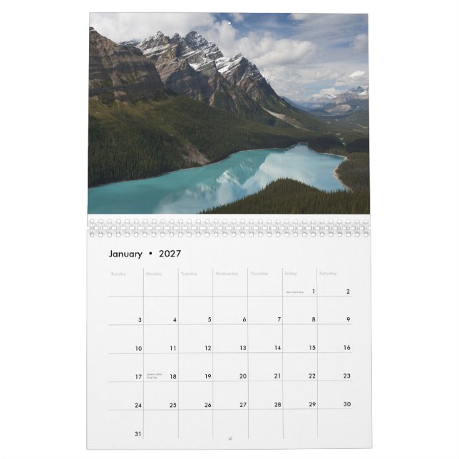 Nationalpark-Kalender Banffs Kalender (Jan 2027)