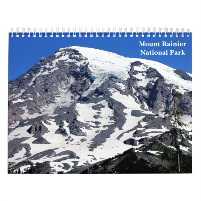 Nationalpark-Kalender des Mount Rainier Kalender (Titelbild)