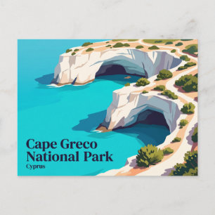 Nationalpark Kap Greko Zypern Postkarte