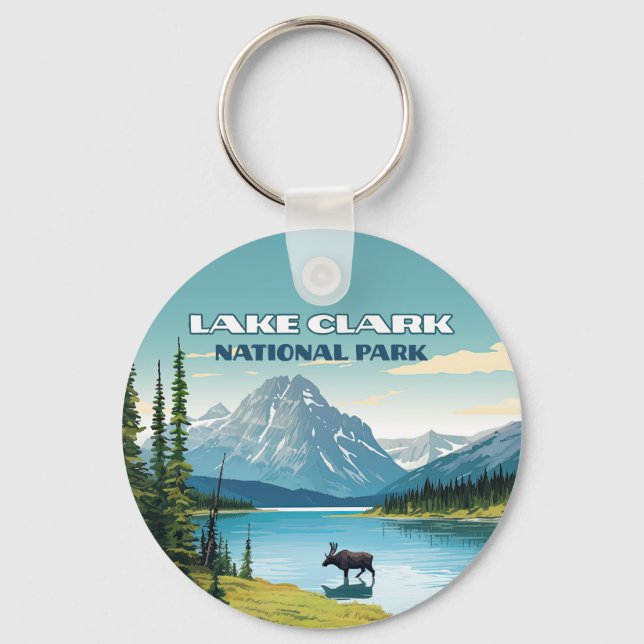 Nationalpark Klettersee Alaska Schlüsselanhänger (Vorderseite)