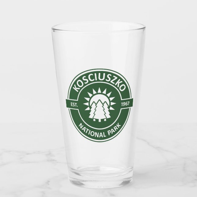 Nationalpark Kosciuszko Glas (Vorderseite)