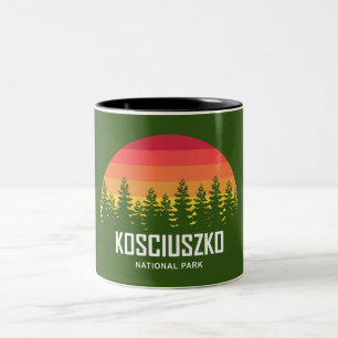 Nationalpark Kosciuszko Zweifarbige Tasse