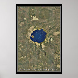 Nationalpark Krater Lake Poster