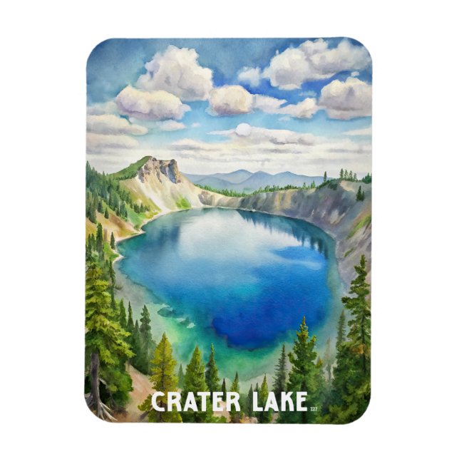 Nationalpark Krater Nationalpark California Magnet (Vertikal)