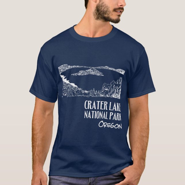 Nationalpark Krater Nationalpark California T-Shirt (Vorderseite)