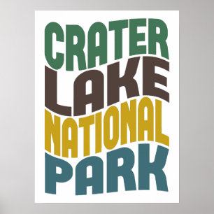 Nationalpark Krater Poster