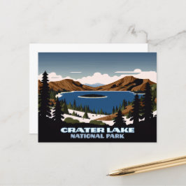 Nationalpark Krater Postkarte