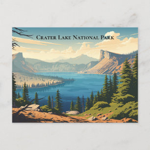Nationalpark Krater Postkarte