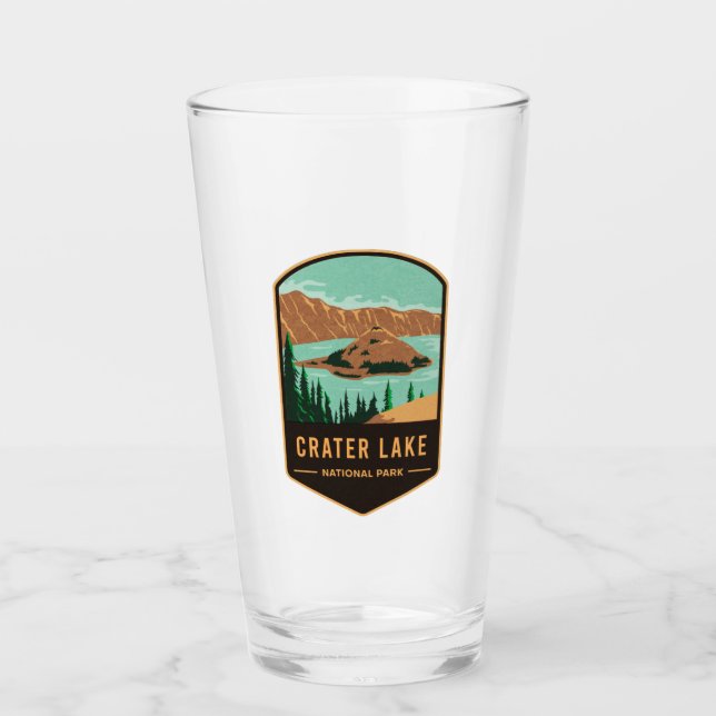 Nationalpark Krater See Glas (Vorderseite)