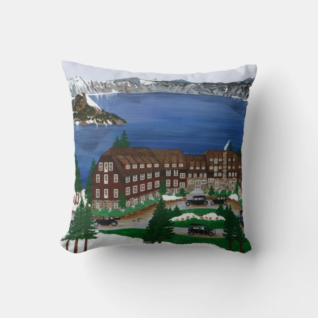 Nationalpark Krater See Kissen (Vorderseite)