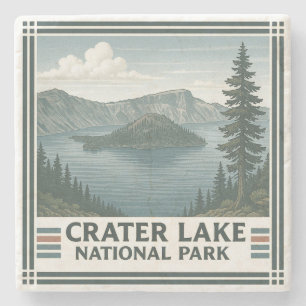 Nationalpark Krater See Steinuntersetzer