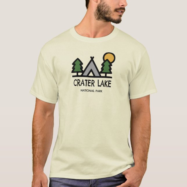 Nationalpark Krater See T-Shirt (Vorderseite)