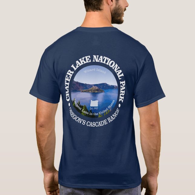 Nationalpark Krater See T-Shirt (Rückseite)