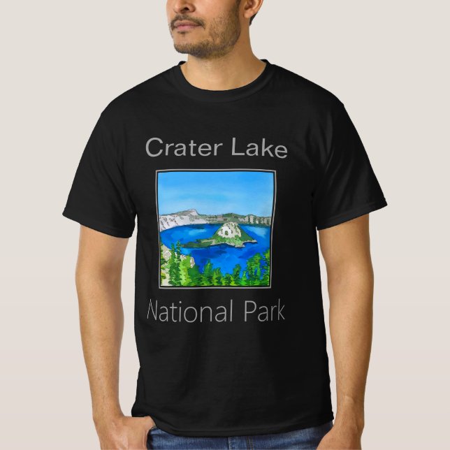 Nationalpark Krater See T-Shirt (Vorderseite)