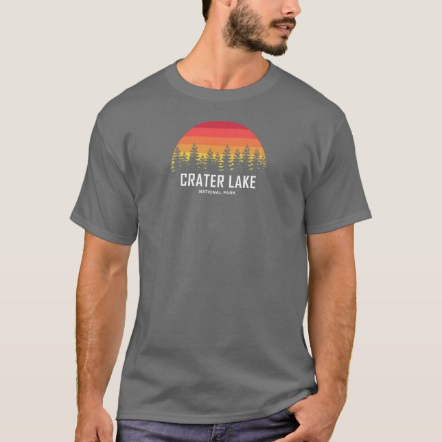 Nationalpark Krater See T-Shirt (Vorderseite)