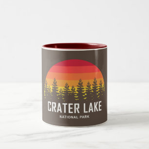 Nationalpark Kratersee Zweifarbige Tasse