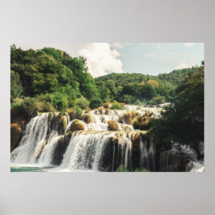 Nationalpark Krka - Wasserfall Skradinski buk Poster
