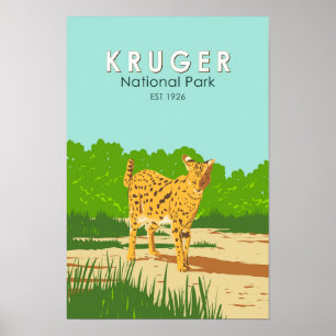 Nationalpark Kruger Vintages Val Corippo Poster