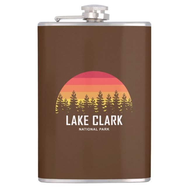 Nationalpark Lake Clark Flachmann (Vorderseite)