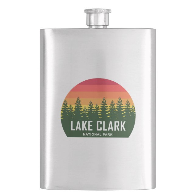 Nationalpark Lake Clark Flachmann (Vorderseite)