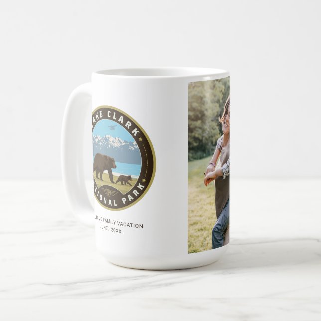 Nationalpark Lake Clark Kaffeetasse (Vorderseite Links)