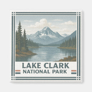 Nationalpark Lake Clark Magnet