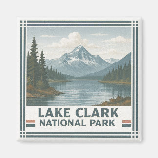 Nationalpark Lake Clark Magnet
