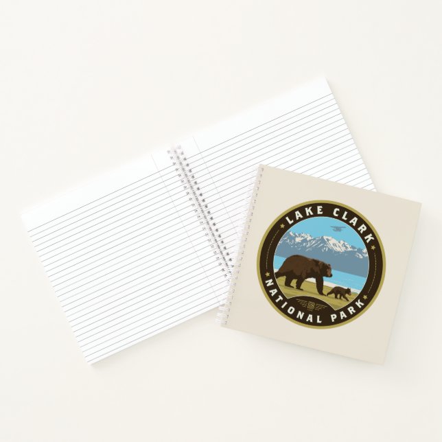 Nationalpark Lake Clark Notizbuch (Innenseite)
