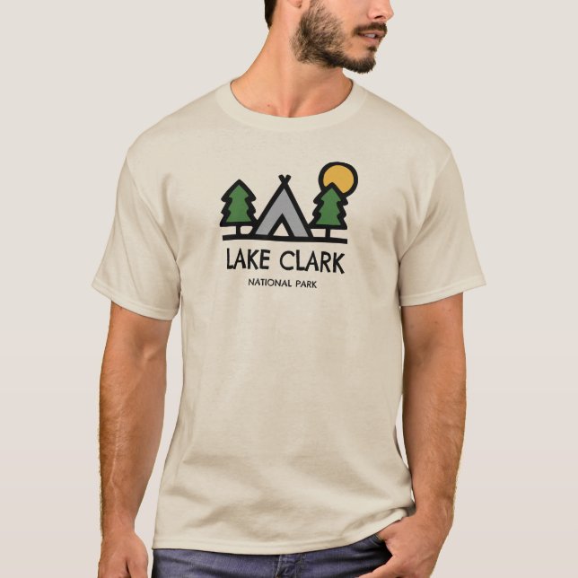 Nationalpark Lake Clark T-Shirt (Vorderseite)