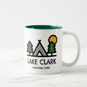 Nationalpark Lake Clark Zweifarbige Tasse