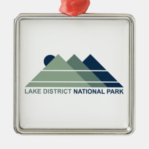 Nationalpark Lake District Ornament Aus Metall