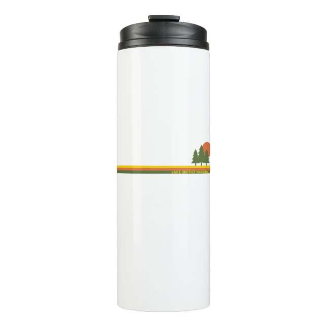 Nationalpark Lake District Pine Trees Thermosbecher (Vorderseite)