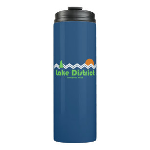 Nationalpark Lake District Retro Thermosbecher