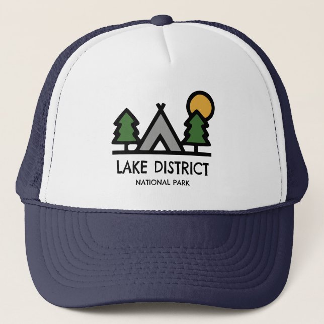 Nationalpark Lake District Truckerkappe (Vorderseite)