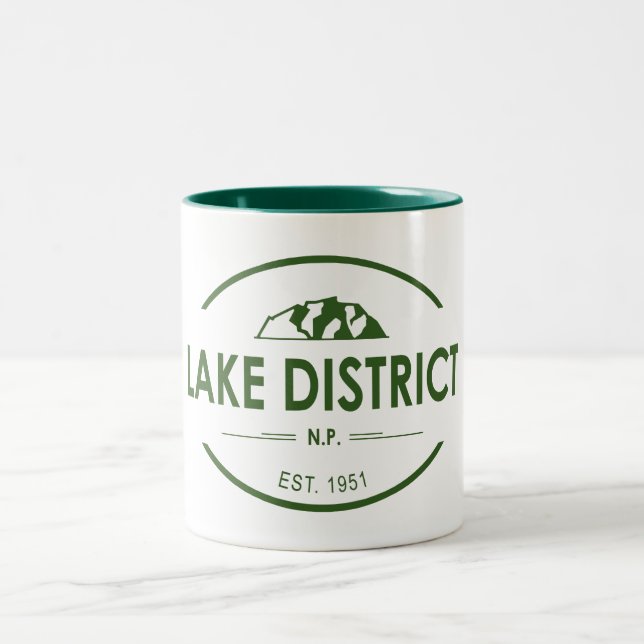 Nationalpark Lake District Zweifarbige Tasse (Mittel)