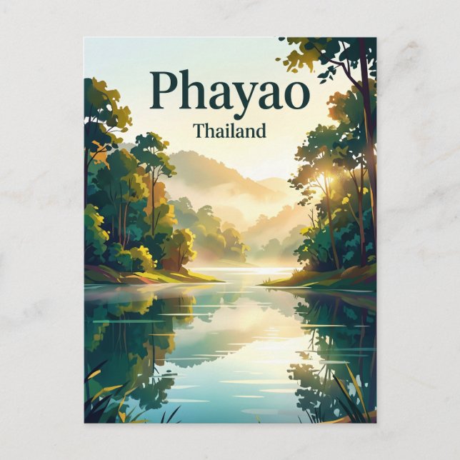 Nationalpark Mae Puem Thailand Postkarte (Vorderseite)