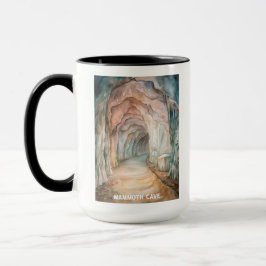 Nationalpark Mammoth Höhle Wasserfarbe Tasse