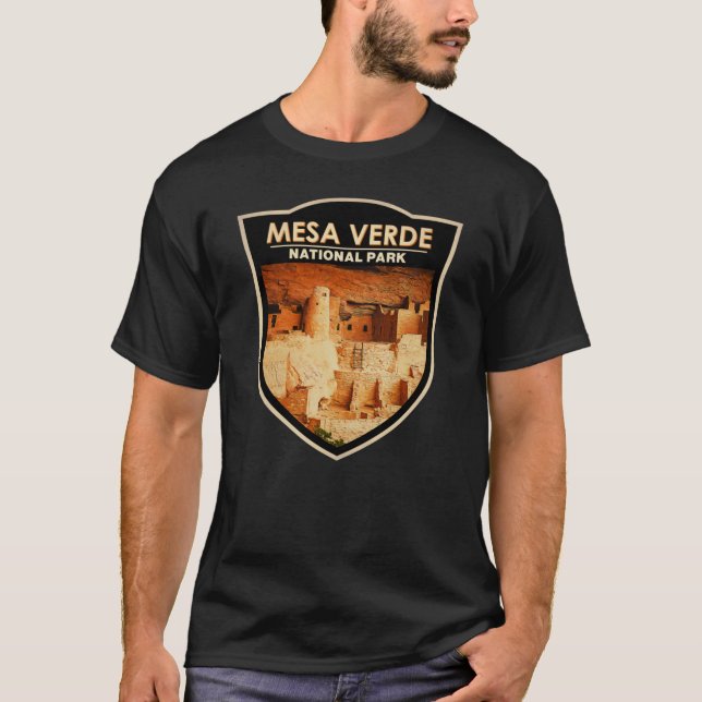 Nationalpark Mesa Verde Abzeichen T-Shirt (Vorderseite)