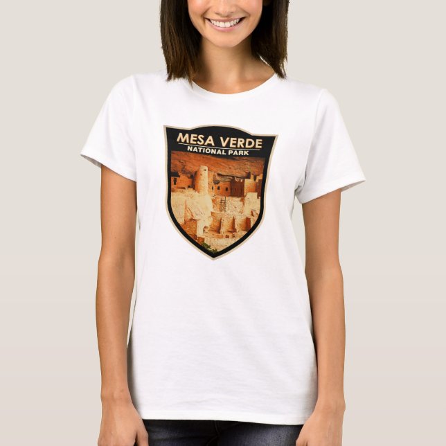 Nationalpark Mesa Verde Abzeichen T-Shirt (Vorderseite)