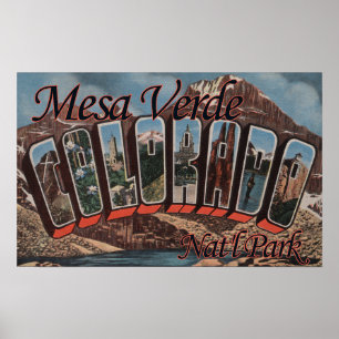 Nationalpark MESAs Verde, Colorado Poster